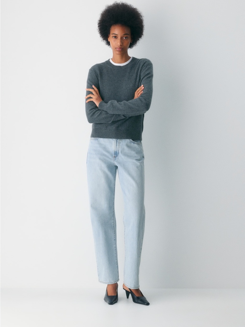 Denim Forum The '90s Marlo Hi-Rise Baggy Jean Sz 25